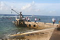 The dock on Pearson Reef