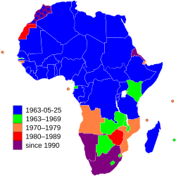 Carte de l'organisation