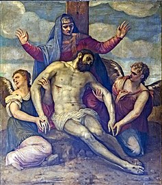 Compianto sul Cristo morto Giovanni Battista Zelotti