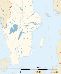 Simpevarp på kartan över Södra Sverige