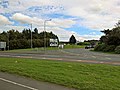 Looking south-east along the former route of Barracks Road show that nothing remains at this corner.