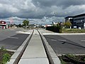 Restored tracks at the roundabout in Singen