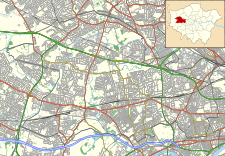 St Bernard's Hospital, Hanwell is located in London Borough of Ealing