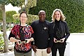 Remise de trophées avec Nfana Diakite, Katherine Maher et Florence Devouard