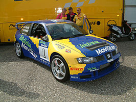 De SEAT Córdoba WRC Evo 3 uit 2000