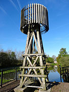 Replica van een tonmolen nabij Paasloo