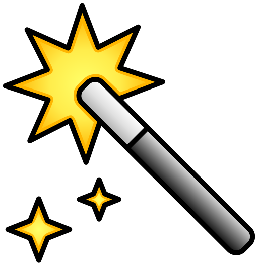 File:Magic Wand Icon 229981 Color Flipped.svg