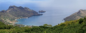 Baía de Taiohae en Nuku Hiva