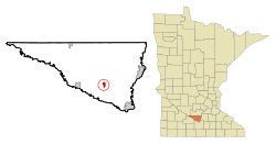 Location of Nicollet, Minnesota