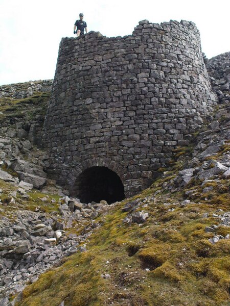 File:A Lime Kiln on the lower slopes of High Carl. - geograph.org.uk - 789832.jpg