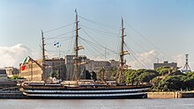 Amerigo Vespucci A 5312, on his visit to Argentina, march 2024.