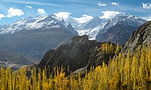 Baltit fort as seen from Ultar Hunza