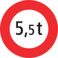 2.16 Maximum weight (upper gross weight limit)