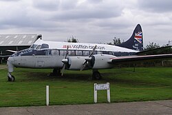 De Havilland DH.114 „Heron“ am Flughafen Croydon