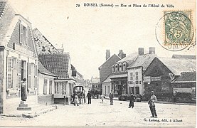 La place de l'Hôtel-de-Ville avant 1914.