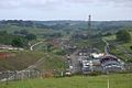 Looking south from St Helena Hill onto the construction site of the Pacific Highway (Tintenbar to Ewingsdale) Project]]