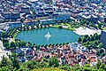 Blick über den See zur Museumszeile an der Rasmus Meyers allé