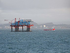 Offshore rig in the UK