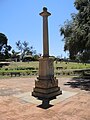 War memorial monument at Ben Wright Park (from south).