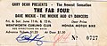 Fab Four concert ticket