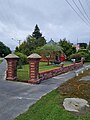 Glentunnel Post Office and gateposts. December 2023