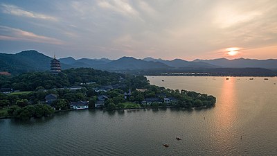 Leifeng Pagoda in Evening Glow