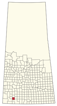 Location of the RM of Grassy Creek No. 78 in Saskatchewan