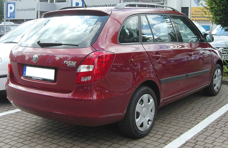 File:Skoda Fabia II Combi rear.jpg