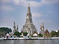 Wat Arun, vue du fleuve Chao Phraya