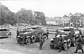 Officiers soviétiques avec des BA-10 à Lublin, Pologne, 1939.