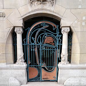 Poartă a Castelului Béranger de Hector Guimard (1895–1898)