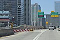 File:I-5 express lanes northbound entrance at Seneca Street, Seattle (closed).jpg