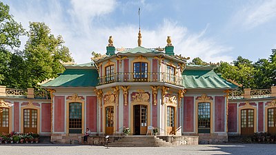 Chinese inspiration/Chinoiserie: Chinese Pavilion, Ekerö Municipality, Sweden, by Carl Fredrik Adelcrantz, 1763–1769[31]