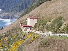 The elevator at the Sea Lion Caves