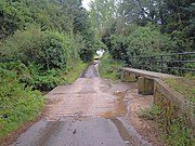 The Un-bridged ford across Scarrow Beck a short distance south of the village.