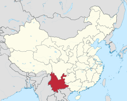 Yunnan – Localizzazione