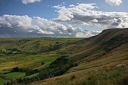 Udsigt over Mam Tor, Peak District National Park