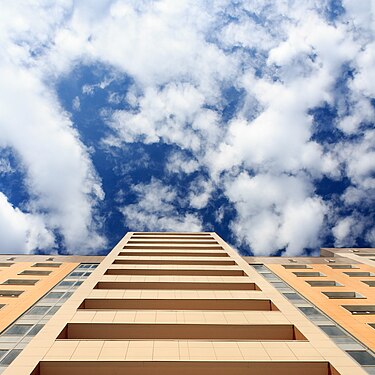 Balconies, skyview, Podolsk, Russia