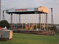 Isle of Wight Festival stage under construction Taken on 5 Jun. Uploaded by File Upload Bot (Magnus Manske) on 18 Oct 2007.