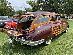 1950 Packard Station Sedan rear profile