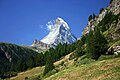 Image 18View of the Matterhorn within the Alps (from History of the Alps)