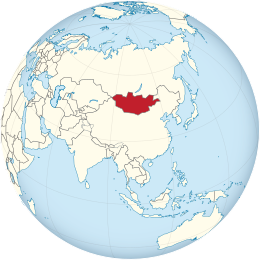 Map of Mongolia