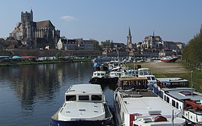 View of Auxerre and the Yonne