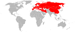 Mapa występowania