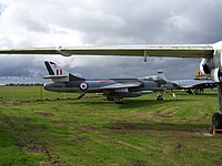 Hawker Hunter Mk.51 painted up as Hunter F.4 XE683 of No. 74 (F) Squadron at the City of Norwich Aviation Museum.