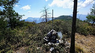 Cruz en la cumbre del Cerro Rancho Nuevo