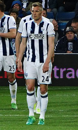 Darren Fletcher a West Bromwich Albionban 2017-ben