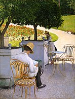 Gustave Caillebotte, Les Orangers (1878), 154.9 × 116.8 cm.