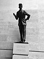 Image 13George Orwell statue at the headquarters of the BBC. A defence of free speech in an open society, the wall behind the statue is inscribed with the words "If liberty means anything at all, it means the right to tell people what they do not want to hear", words from George Orwell's proposed preface to Animal Farm (1945). (from Freedom of speech)