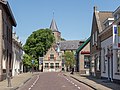 Halsteren, l'ancien hôtel de ville et l'église protestante